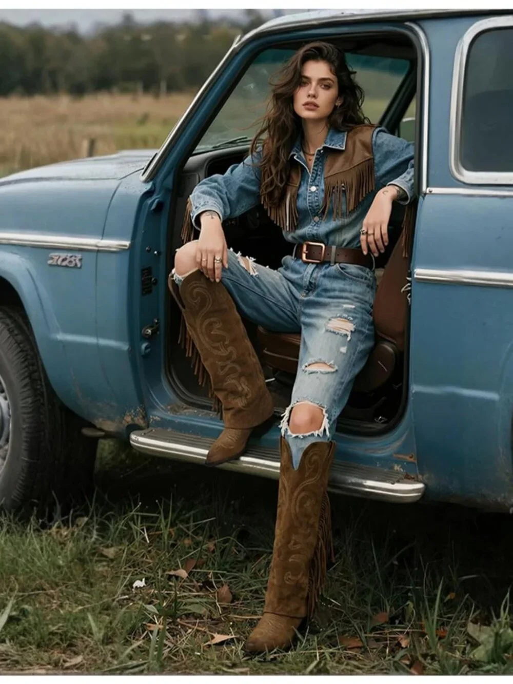 N/A tassels boots